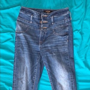 refuge high waisted skinny jeans